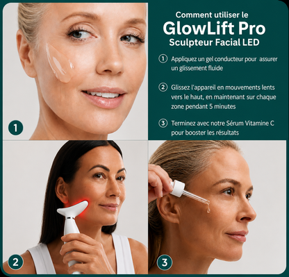 GlowLift Pro-Atténuez les rides, révélez une peau plus ferme et éclatante